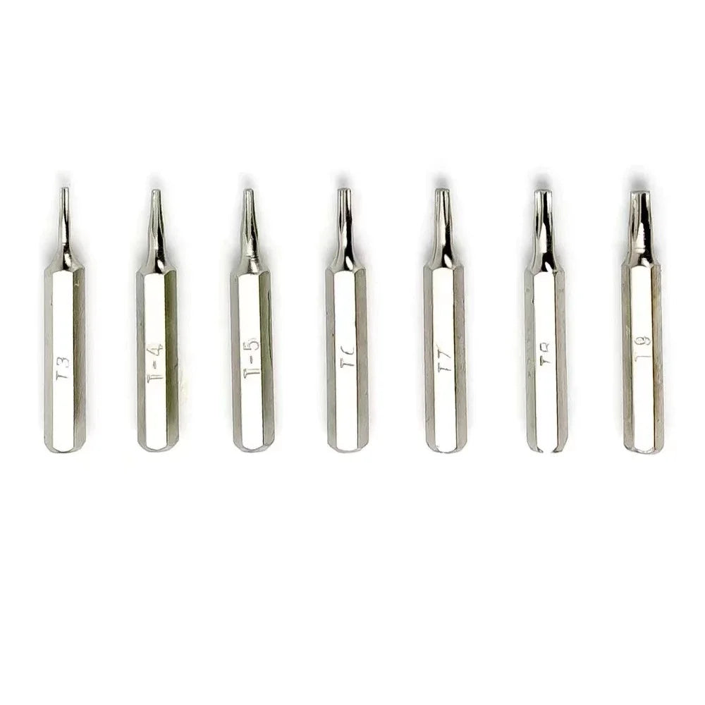 Kit de Ferramentas de Precisão 32 Peças com Ímã e Pinça — Ideal para Reparos em Eletrônicos e Equipamentos Pequenos!